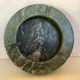 Empty green marble ashtray pocket