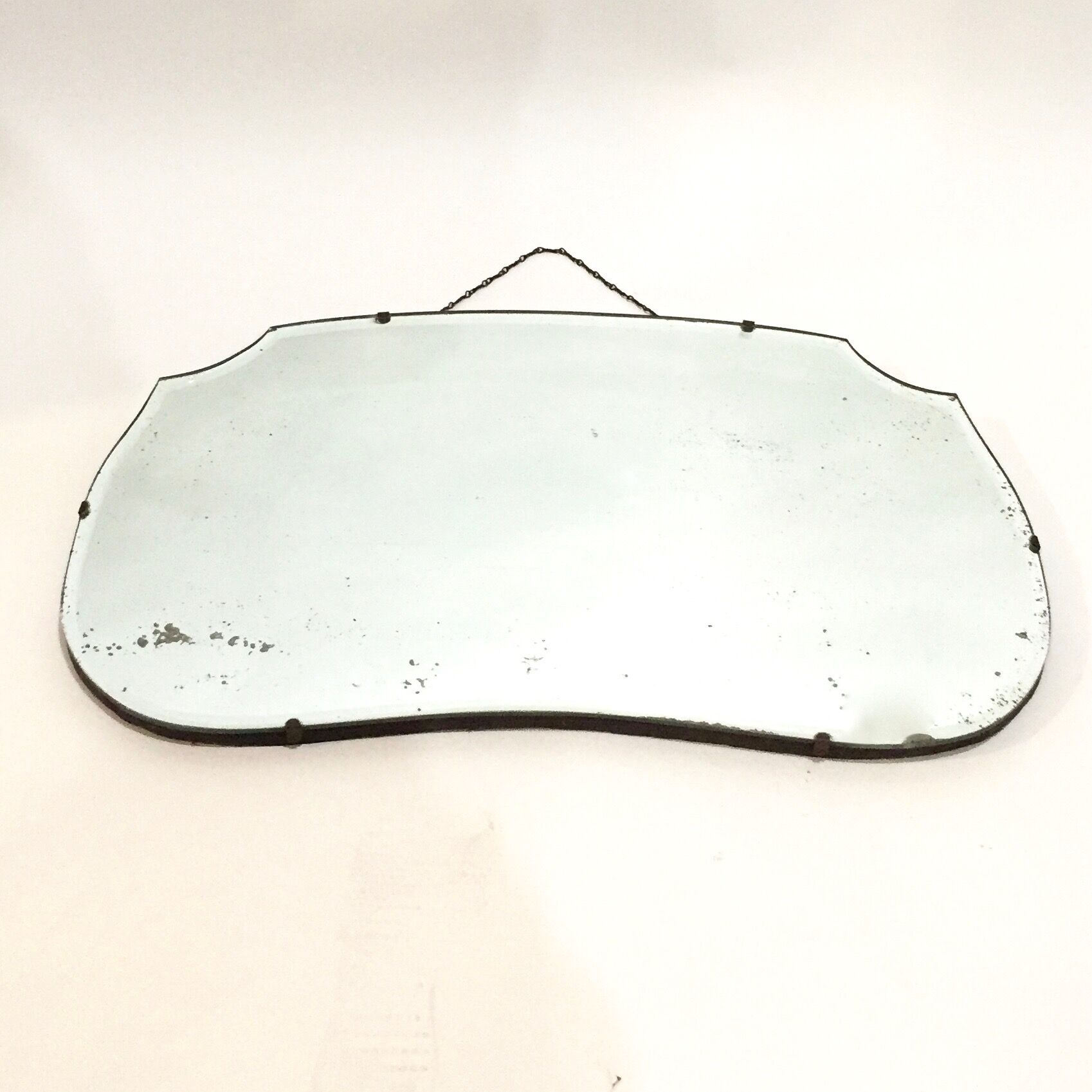 Old beveled mirror