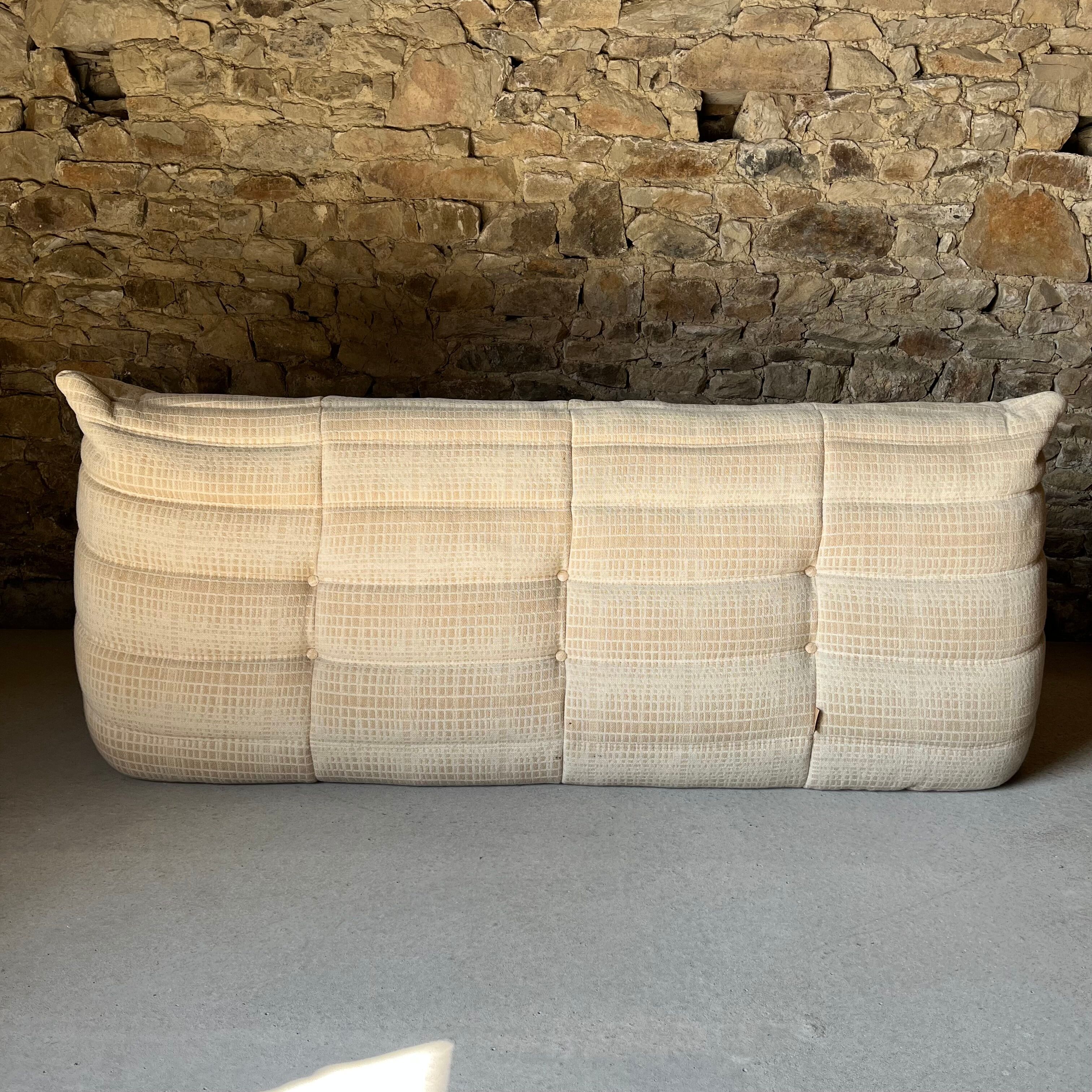 Togo sofa 3 places by Michel Ducaroy for Ligne Roset 1970s