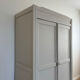 Large Parisian wardrobe in renovated oak wood.