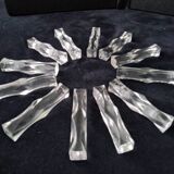 Box of 12 knife holders in Plexiglass
