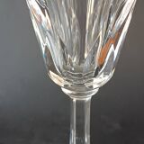 6 crystal stem glasses Cerdagne service Saint Louis vintage
