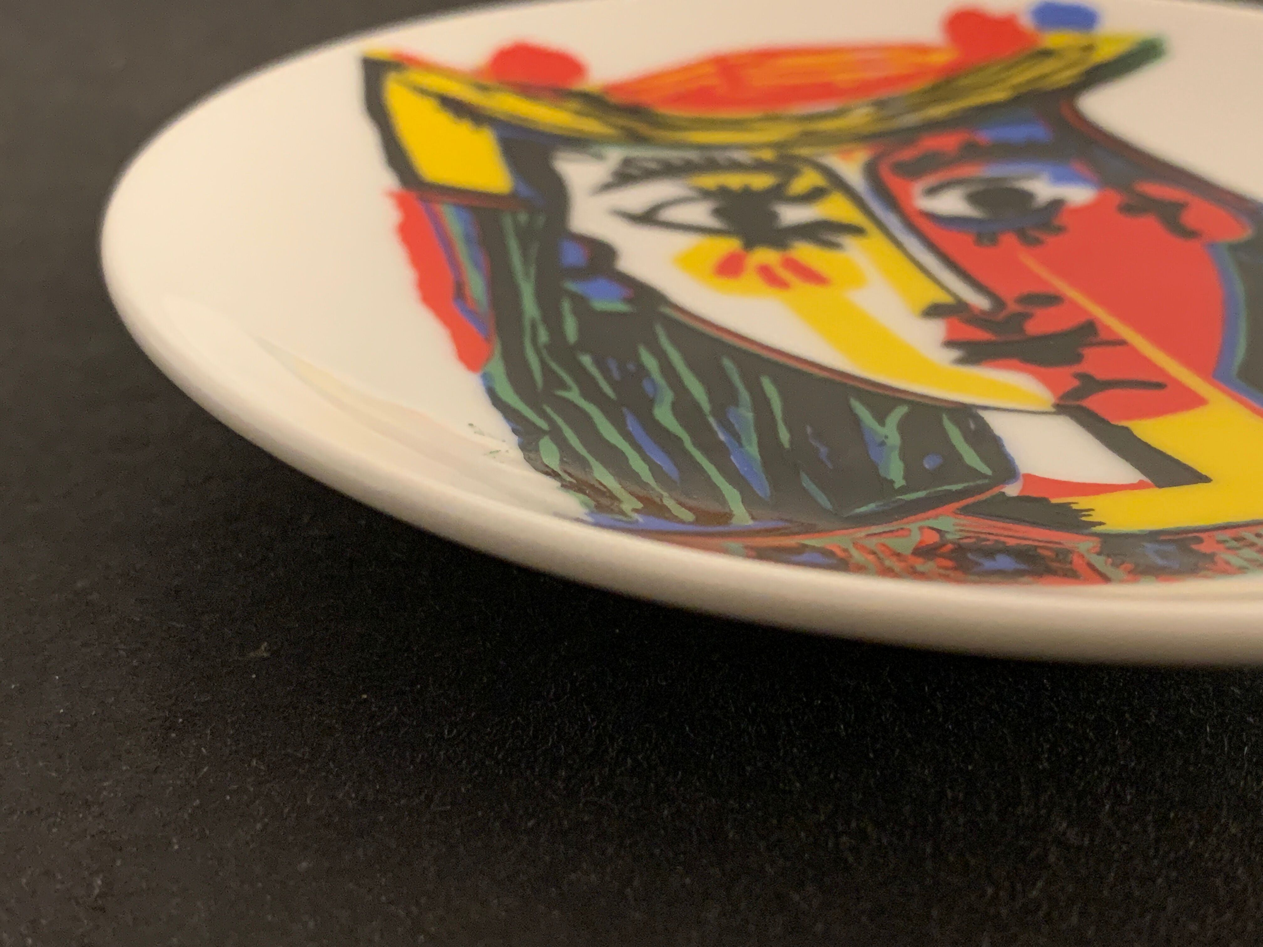 Empty pocket in polychrome earthenware Picasso, 1988