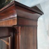 English mahogany desk bookcase
