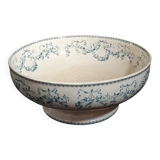 Earthenware salad bowl Sarreguemines model "Mozart"