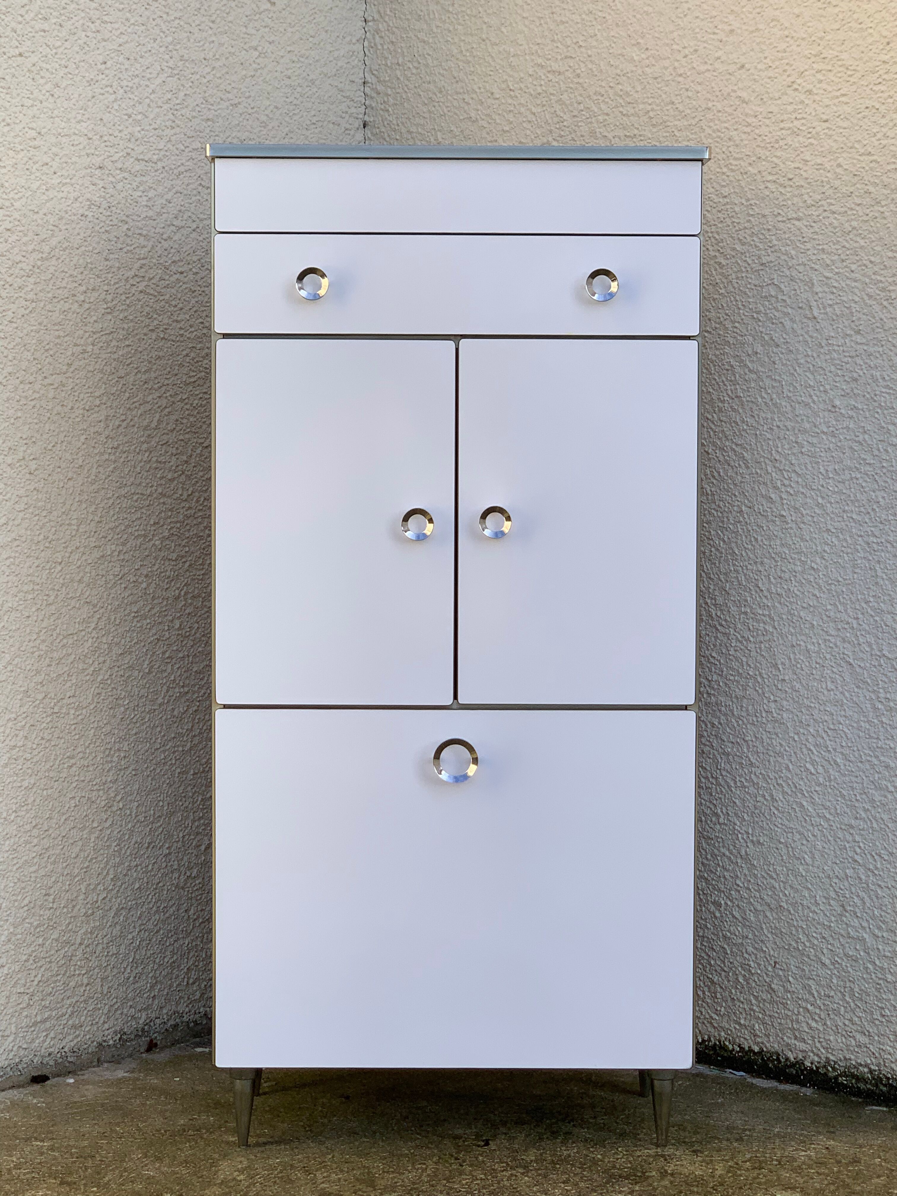 Vintage bathroom furniture Formica 1970