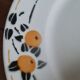 Service of 7 plates in earthenware