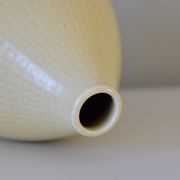 Set of two Nils Thorsson Yellow Faience Marselis Vase Aluminia Royal Copenhagen