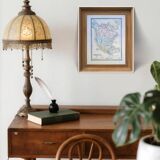 North America, old map, printed in 1852.