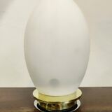 EGG Lamp 1960 in glass in Murano Opalino