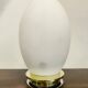 EGG Lamp 1960 in glass in Murano Opalino