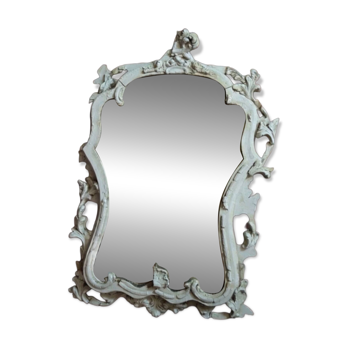 Miroir mural vintage baroque / rococo – Cadre orné shabby chic