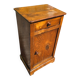 Meuble de chevet rustique ancien en bois massif