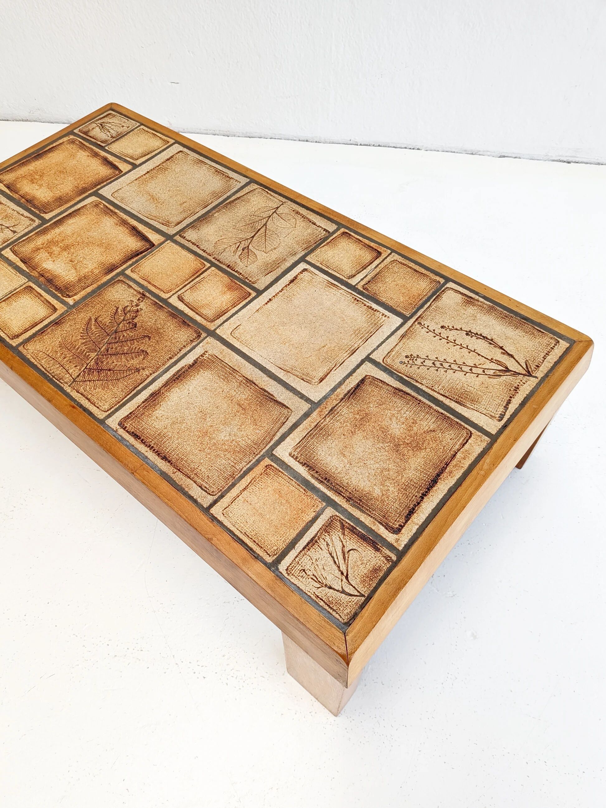 Ceramic tile coffee table 1960s