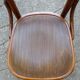 2 chaises bistrot par Fischel 1930 assises bois