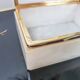 Marble and brass jewellery box