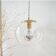 Transparent glass suspension