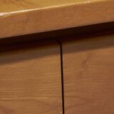 Solid elm sideboard, 1970s