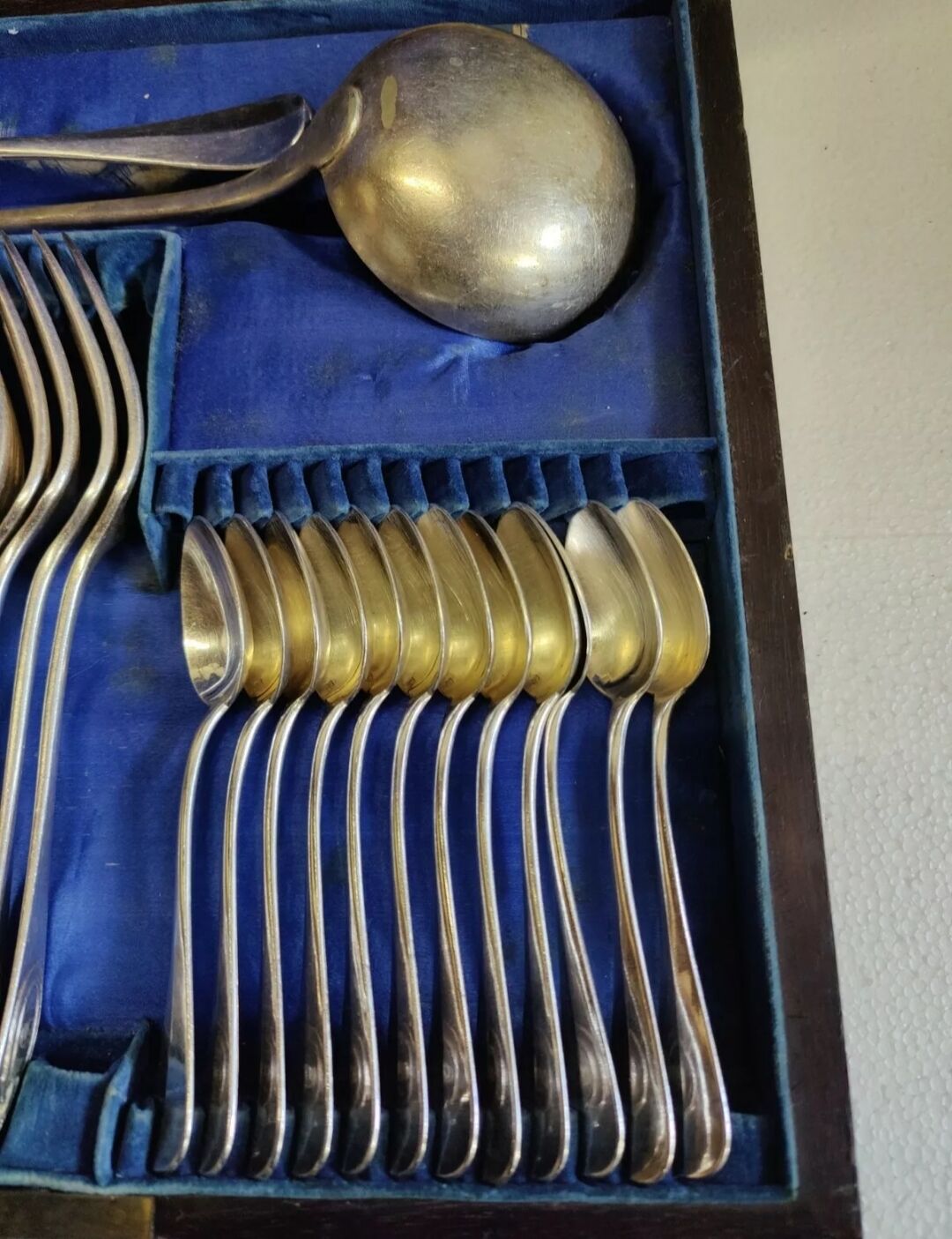 Old housewife in silver metal henri charpentier 38 pieces early 19th