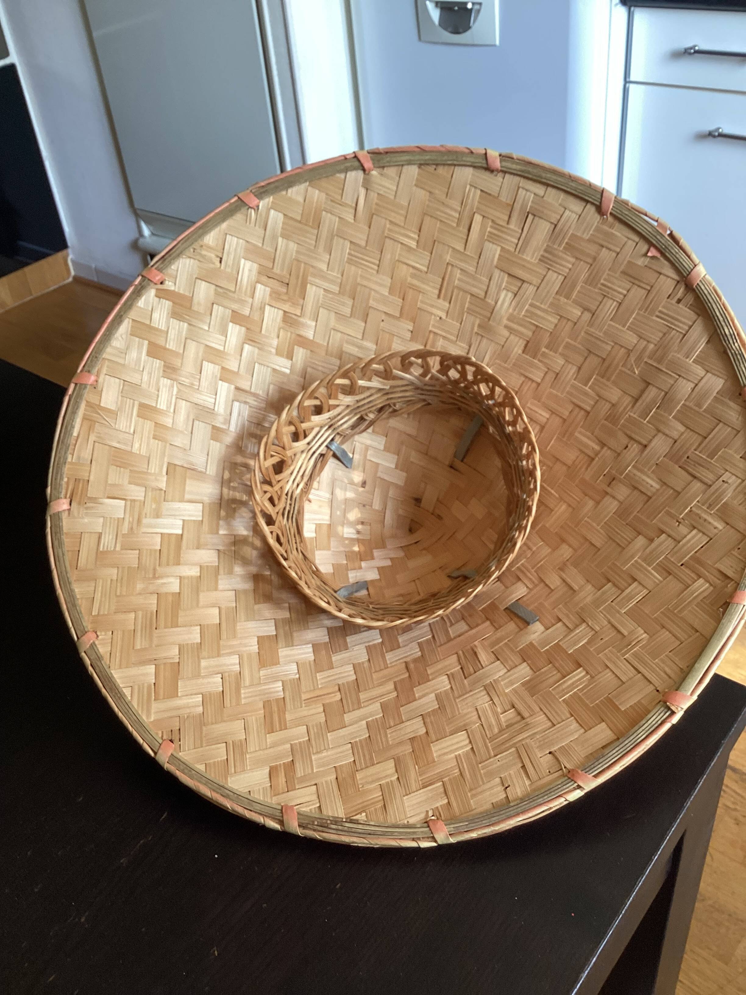 Asian hat dimensions: height -16 cm - diameter -42 cm -