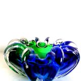 Cobalt blue Murano ashtray 1970