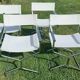 4 vintage charm leather director's armchairs