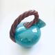 Art Studio Pottery Low Rope Decanter by Alexandre De Wemmel, Belgium, 1950s