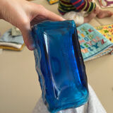 Brutalist-style bumpy decanter