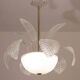 Luxury Barovier & Toso Chandelier, Murano Pulegoso Glass, 1950s