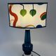 Crystal lamp • Kosta Boda • Sweden • 1960s and custom lampshade
