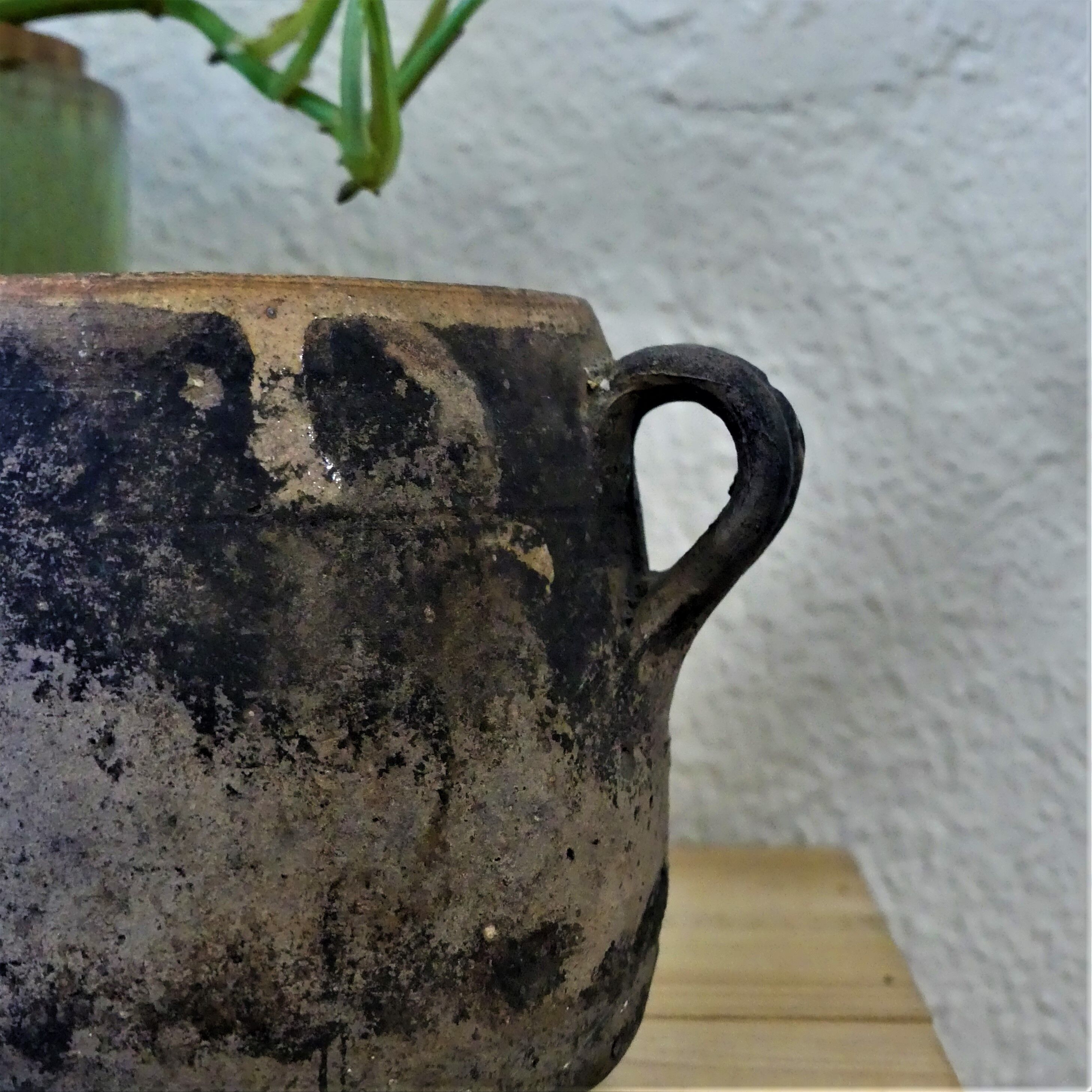 Cache-pot ancien en grès