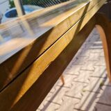 table wallet veneer wood 50s