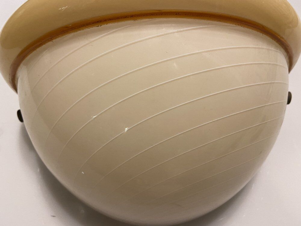 Italian murano glass sconces, 1970