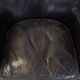 Fauteuil en cuir noir