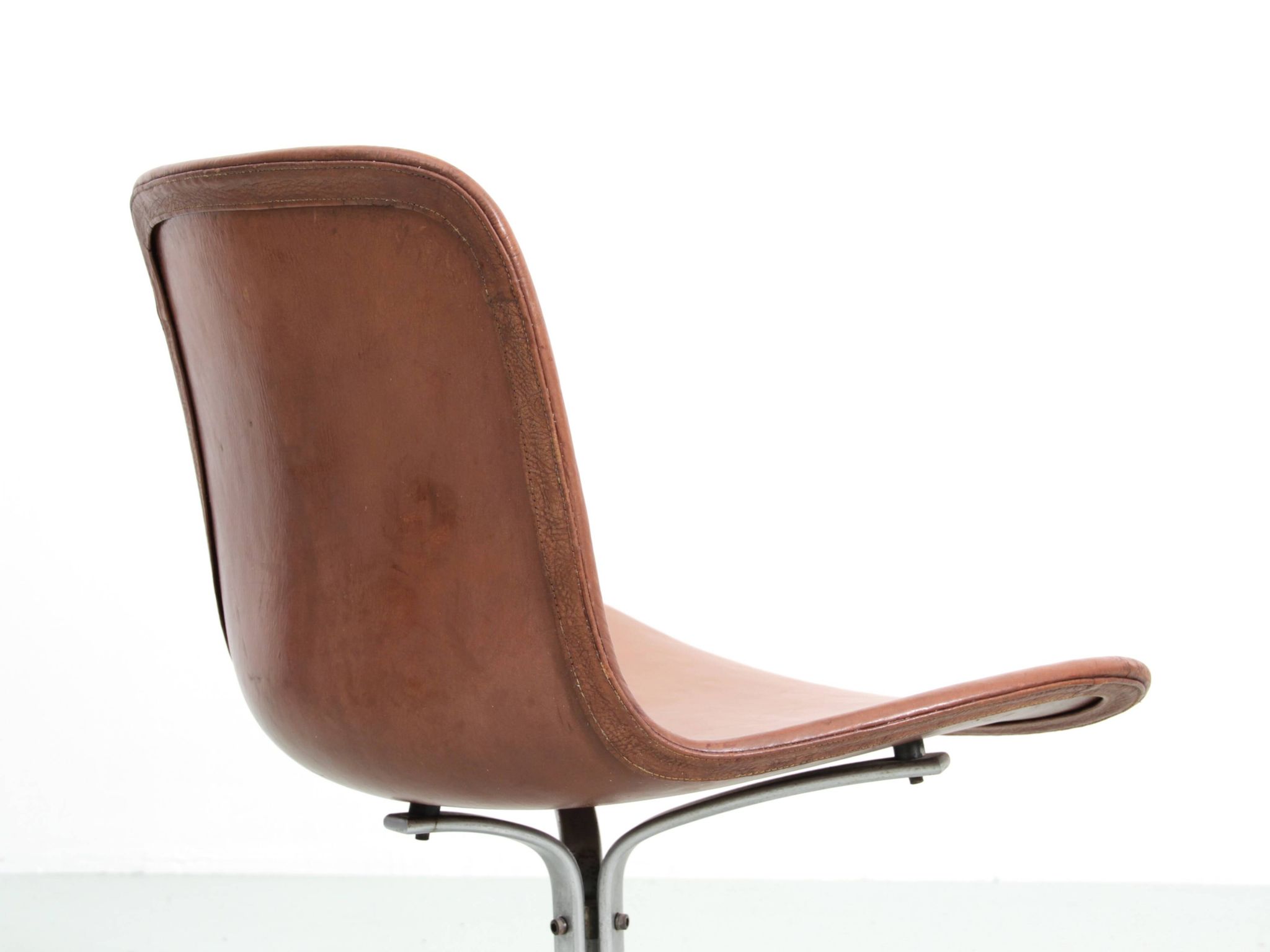 Set of 4 Scandinavian chairs model PK9 original edition K. Christiansen