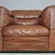 Cognac leather armchairs by BL Arredamenti, 1970s, set of 4