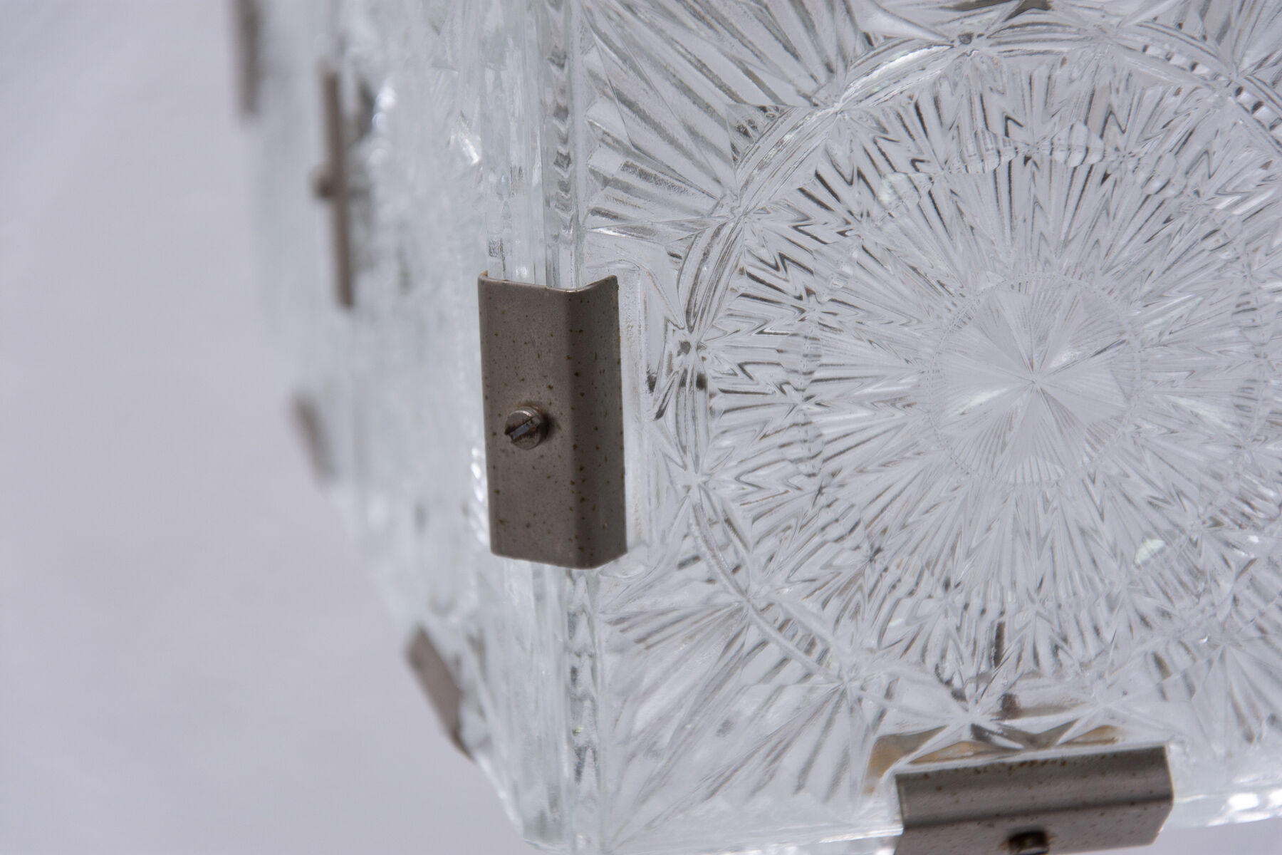 Glass Cube hanging for Kamenický Šenov, 1970s