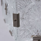 Glass Cube hanging for Kamenický Šenov, 1970s