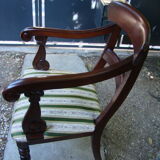 Ancient English mahogany armchair