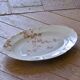 Grand plat ovale ancien en porcelaine de Limoges Haviland, décor oiseaux