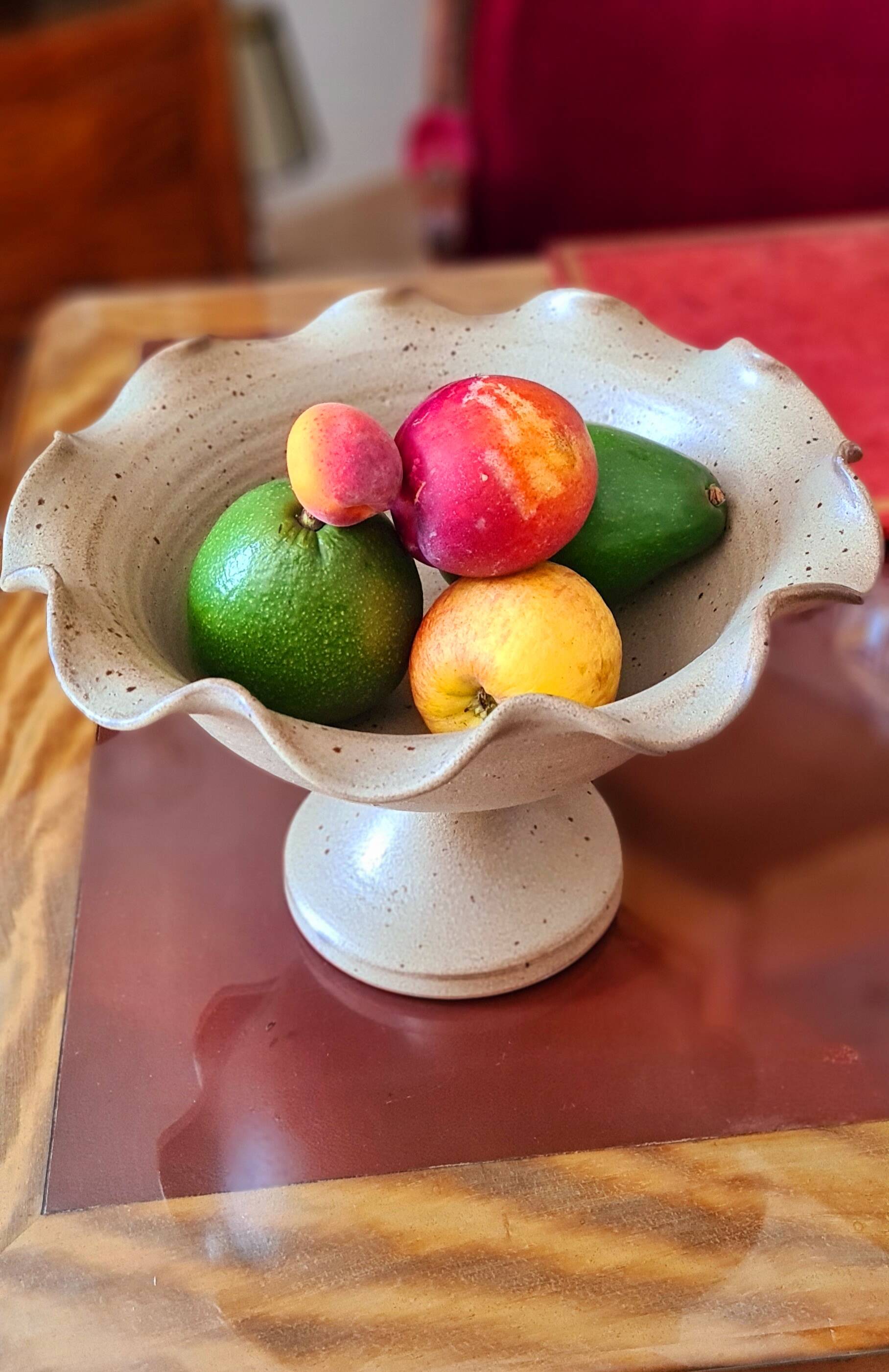 Coupe Vallauris en grès pyrité