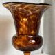 Vintage 1960s "tortoiseshell" blown glass vase