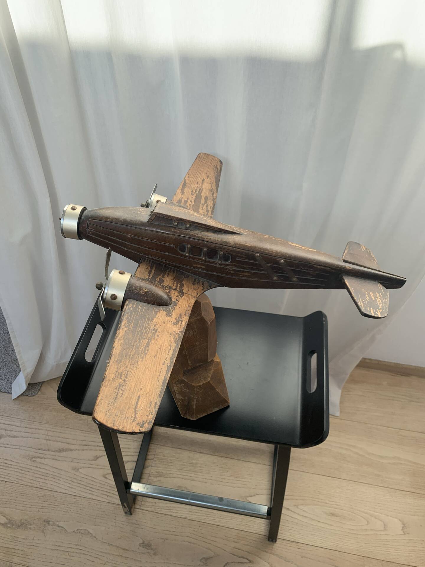 Wooden airplane