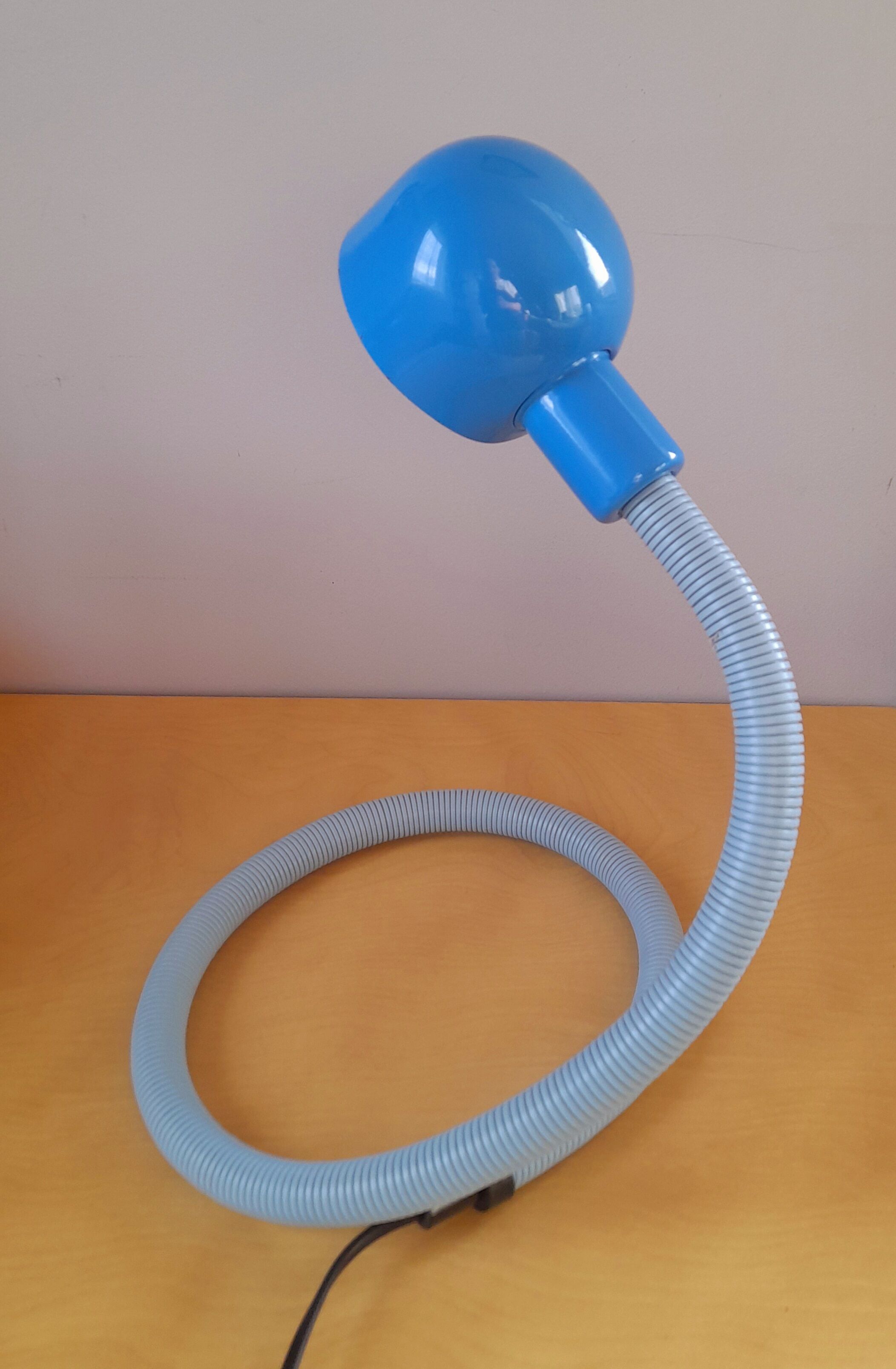 Blue snake lamp