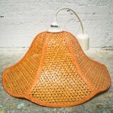 Rattan & cane petal suspension