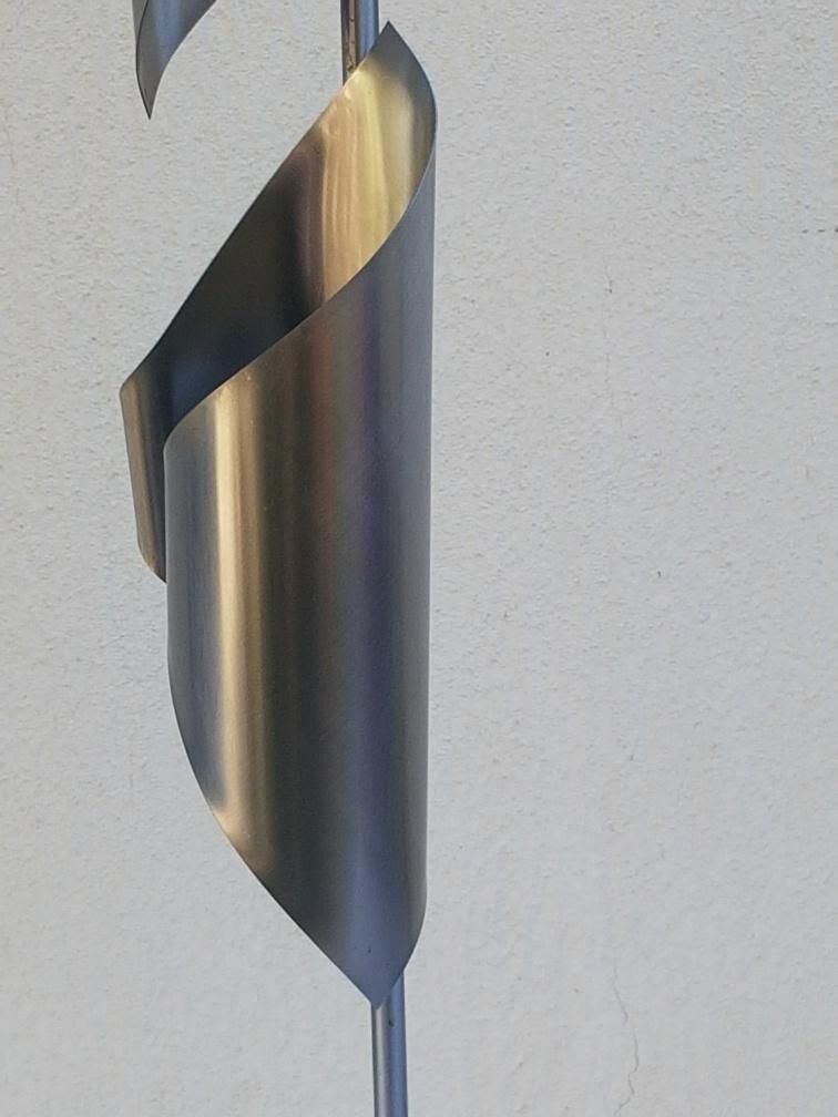 70s design stainless lamp