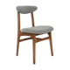 Mid-century boucle armchair in grey designed by Rajmund Hałas, Poland, 1960s.