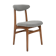 Mid-century boucle armchair in grey designed by Rajmund Hałas, Poland, 1960s.