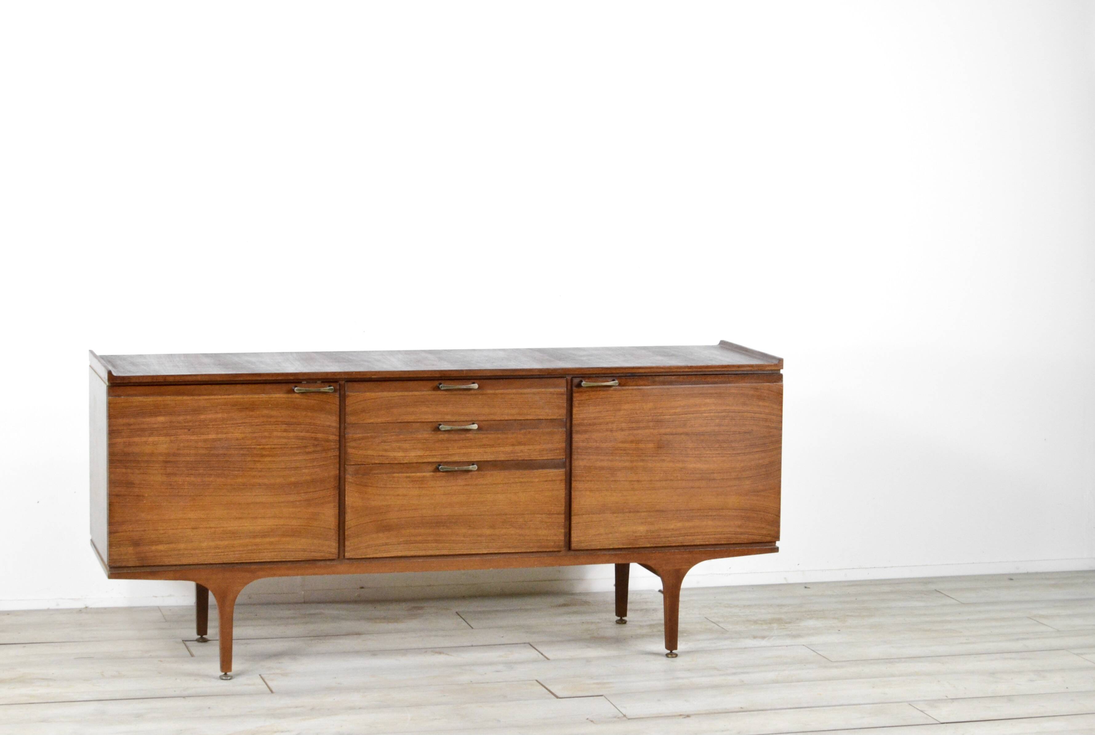Midcentury 'Meredew' Teak Sideboard / Dresser. Stylish Vintage Modern / Ret
