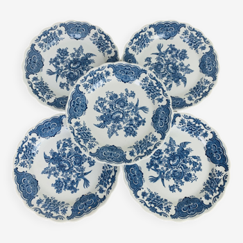 5 assiettes à dessert Windsor Ridgway Staffordshire